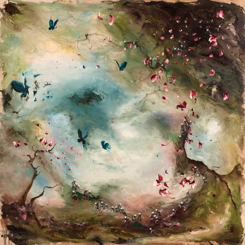 This painting is by far. Chris Rivers художник. Крис гоулдни художник. Крис каралова художник. Chris Casciano арт.