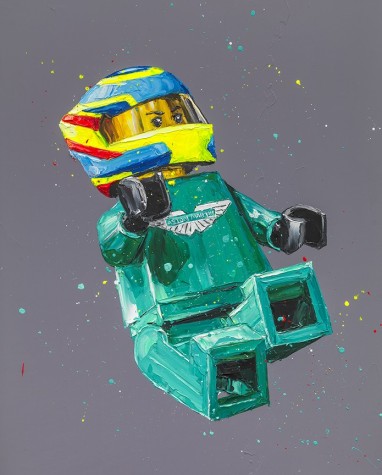 "Lego Alonso" 2025 Lego F1 Driver Series image