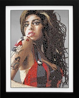 Tears Dry On Their Own (Winehouse) - Black Framed image