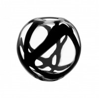 Globe Vase Black image