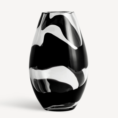 Non Stop Black Vase | Kosta Boda image