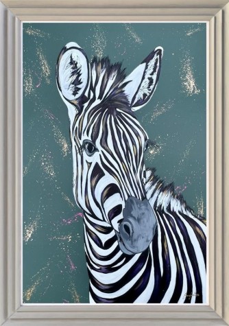 Zany Zebra - Original | Amy Louise  image