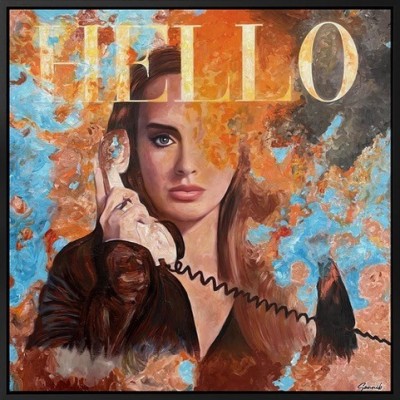 Hello | Original Mixed Media by Artist Sannib image