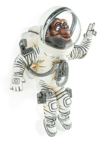Astro Chimp - Space Monkey Large Wall Hanging | Carlos & Albert image
