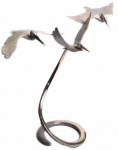 Three Pelicans In Flight image