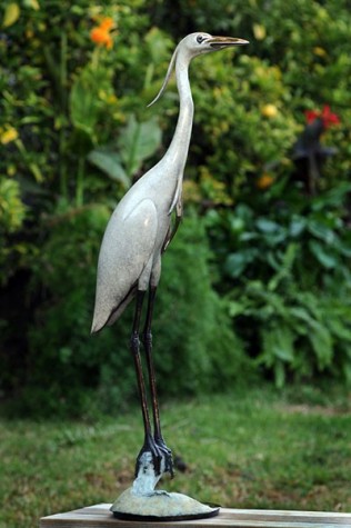 Heron On Sand Base | Brian Arthur image