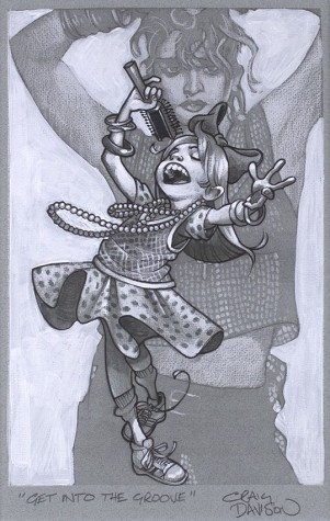 Get Into The Groove Sketch | Craig Davison image