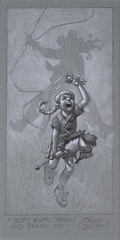 "Just Rope, Throw & Brand 'Em" Sketch | Craig Davison image