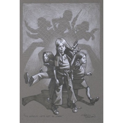 Ok Angels, Lets Get To Work - Sketch (Charlie's Angels) | Craig Davison image