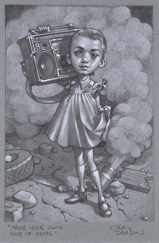 "Make Your Own Kind Of Music" Sketch | Craig Davison image