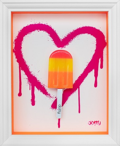 Ice Ice Baby - Valentine (Orange) | Dotty image