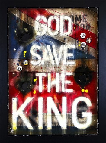 God Save The King - Flag (Original) | JJ Adams image