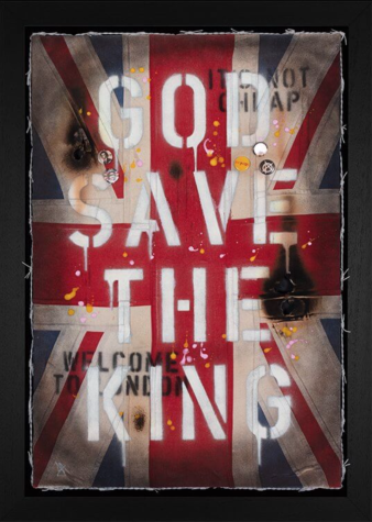 God Save The King II - Flag Original | JJ Adams image