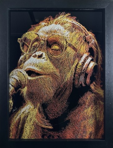 Golden Oldies | Chimp Original 27.5" x 35" | Zalini image