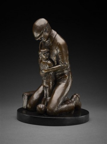 How's My Lad Bronze Sculpture | Leigh Lambert image