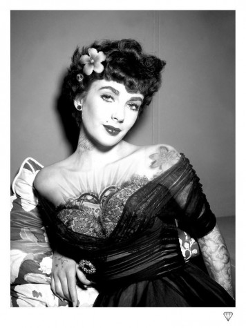 Elizabeth Taylor (Black & White) | JJ Adams image