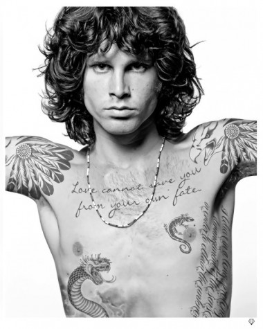 Jim Morrison (Black & White) Artist Proof | JJ Adams image