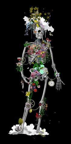 Ad Moldu Skaltu Verda - Still Skeleton Black | Kristjana S Williams image