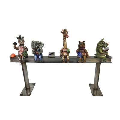 Lunchbreak Small (Tabletop) | Mixed Media Sculpture | Size 18.5" x 27.5" x 6"  image