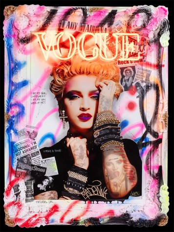 I Am My Own Work Of Art | Original LED 3 Colours | Madonna image
