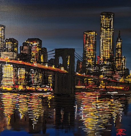New York Nights - Original | Paul Kenton | WAS £2050 image
