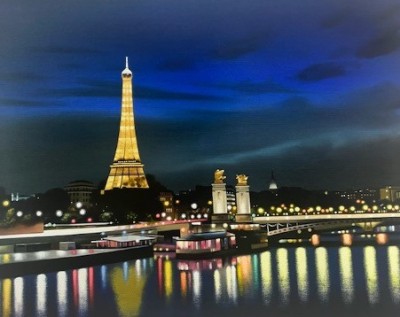 Night On The Seine | Original | Neil Dawson image