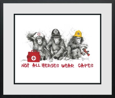 Not All Heroes Wear Capes | Various Sizes | Scott Tetlow  image