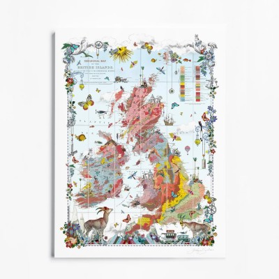 Geological Map Of The British Islands | Kritjana S Williams image