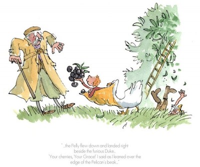 "Your Cherries Your Grace" | Sir Quentin Blake image