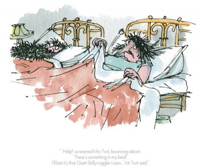 "Help!" Screamed Mrs Twit | Sir Quentin Blake image