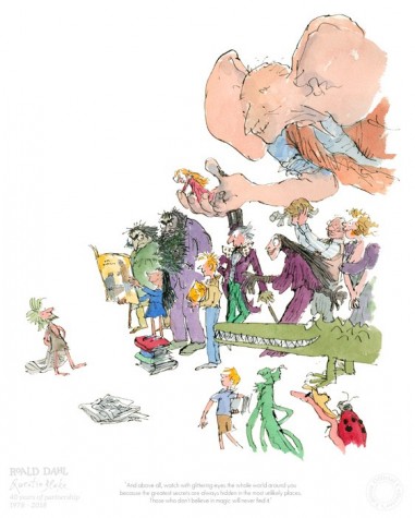 Roald Dahl and Quentin Blake 40th Anniversary | Sir Quentin Blake image