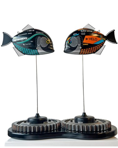 Rival Piranhas | Choose Any Baby Piranha & Rival | Carbon Art 45 image