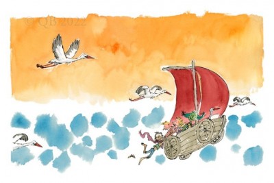 A Sailing Boat In The Sky | Sir Quentin Blake  image