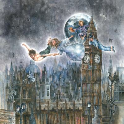 Second Star to The Right and Straight on 'til Morning | Framed 33'' x 33'' | Kerry Darlington image