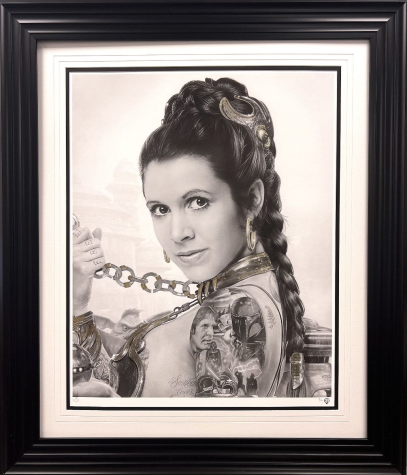 Slave Leia Tattoo Gold and Platinum Leaf | JJ Adams image