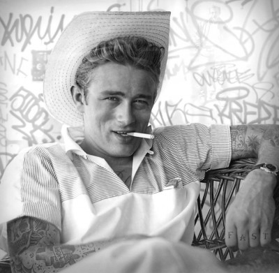 Smoking Gun - James Dean (B&W) image