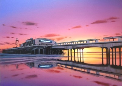 Stepping Out At Sunset (Bournemouth Pier) | Neil Dawson image