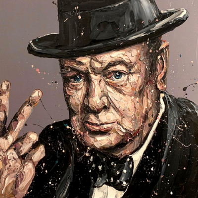 V for Victory (Winston Churchill) | Paul Oz image