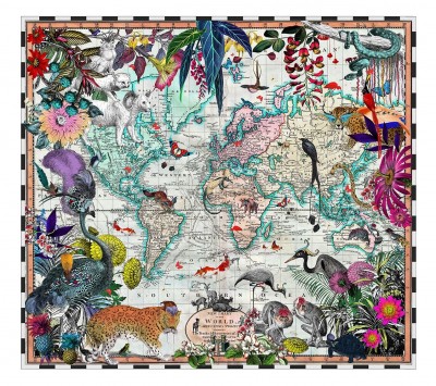 V&A Chart Map of the World | Kristjana S Williams image