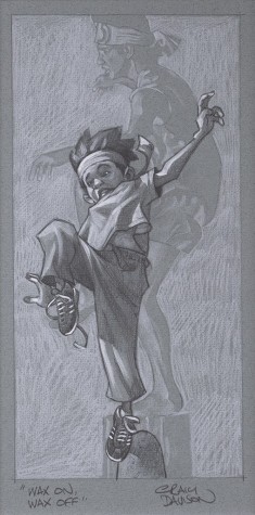 Wax On - Wax Off (The Karate Kid - Sketch) | Craig Davison image