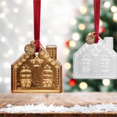 Annual Ornament 2025 | Gingerbread House | Orrefors image