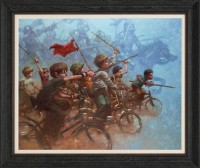 Swords of a Thousand Men – Canvas on Board image