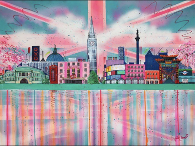 Let's Do London | Original Painting | Julie Connor image