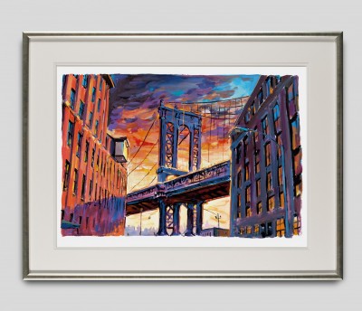 Manhattan Bridge, Downtown New York (2017) | Bob Dylan image