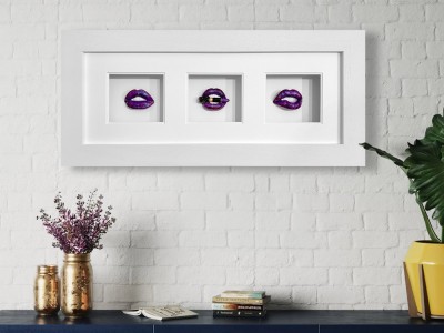 Pucker Up (Purple Lust & Lipstick)  | Original | Dotty image