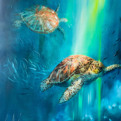 Gliding in the Light | Original Oil | Julie Ann Scott image