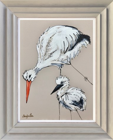 The Stork And Baby image