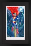 Superman: Man Of Tomorrow Paper – Framed image