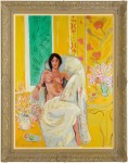 Yellow Odalisque (in the style of Henri Matisse) image